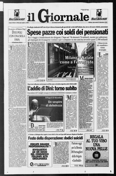 Il giornale : quotidiano del mattino